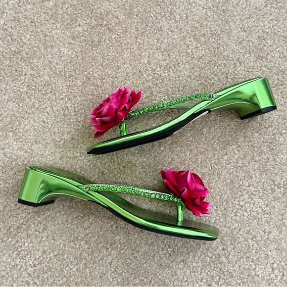 NIB Jeffrey Campbell Primrose Flip Flop Sandal size 6 - Picture 6 of 7